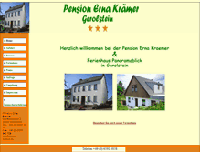 Tablet Screenshot of pension-kraemer.de